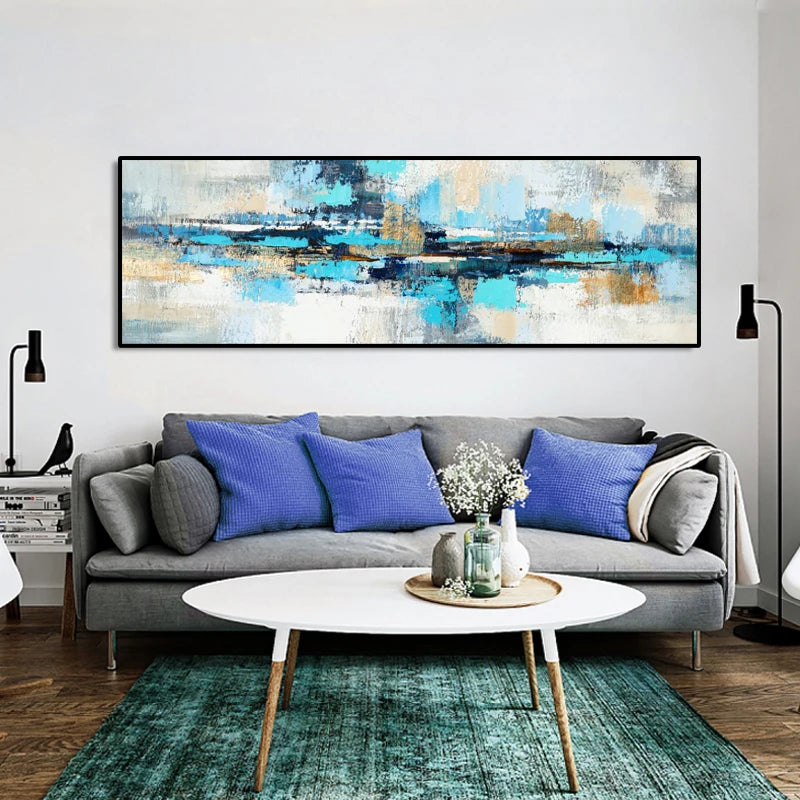 Modern Abstract Landscape Oil Print