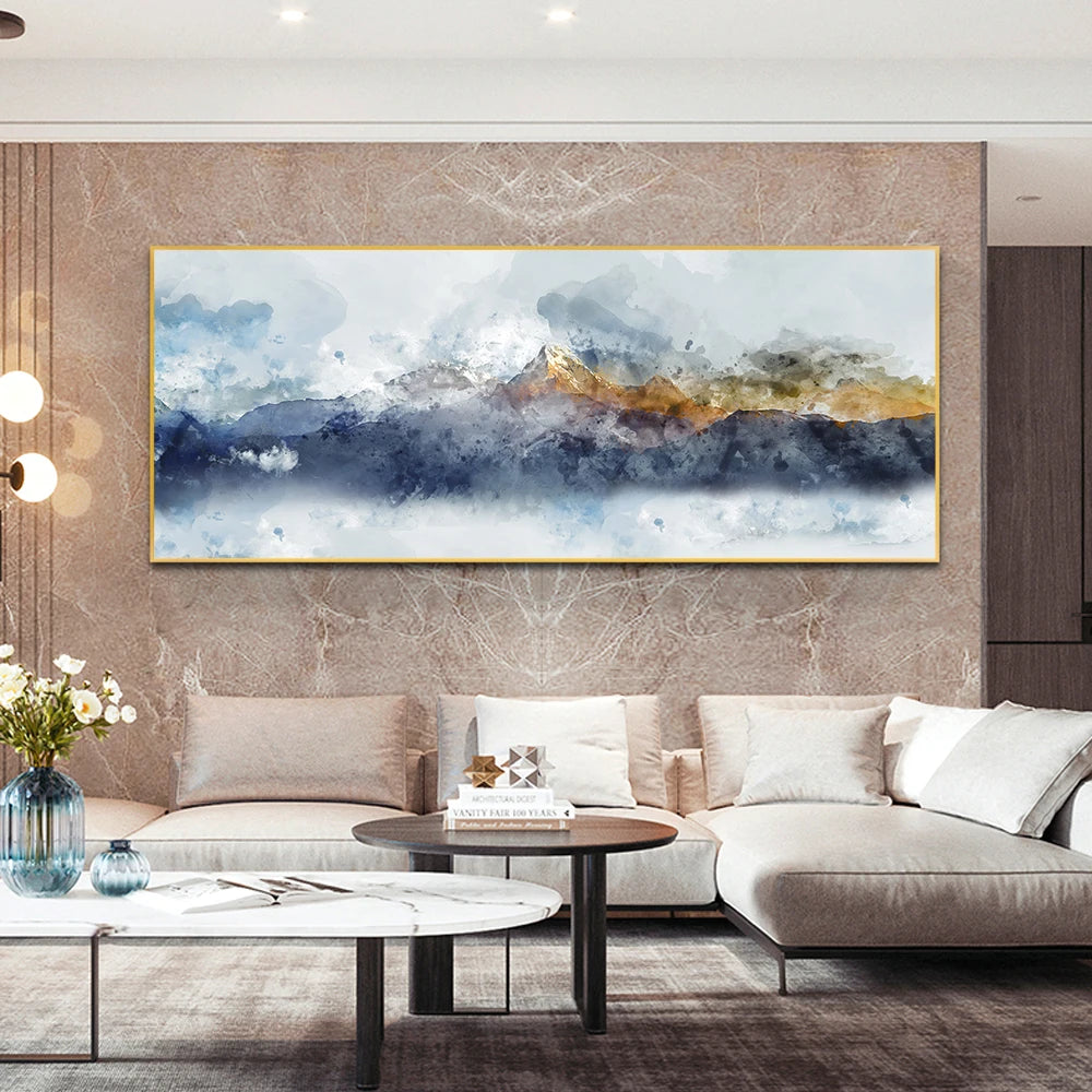 Modern Abstract Landscape Oil Print