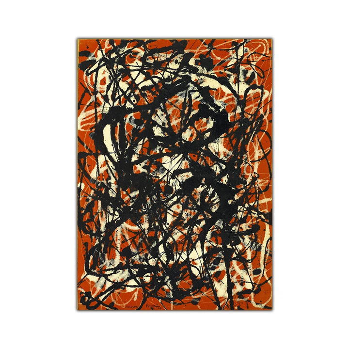 Jackson Pollock Free Form Canvas