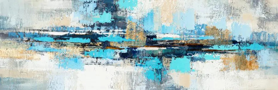 Modern Abstract Landscape Oil Print