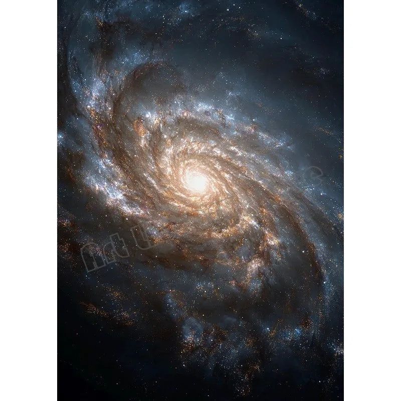 Sci-Fi Galaxy Black Hole Art