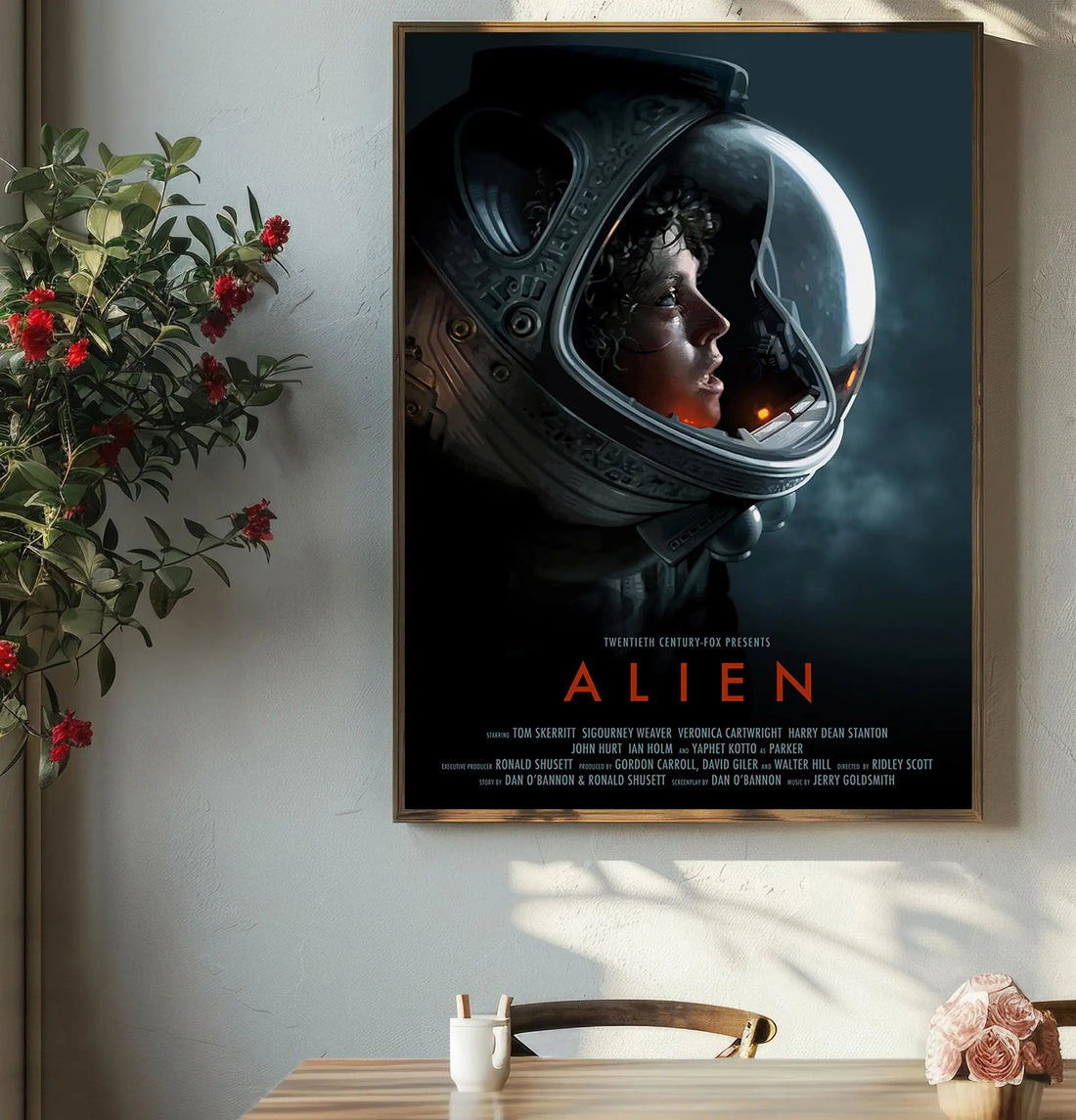 Classic Horror Alien Canvas