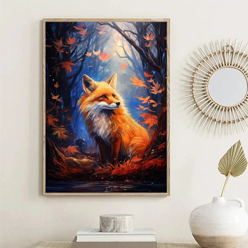 Forest Fox Wall Poster