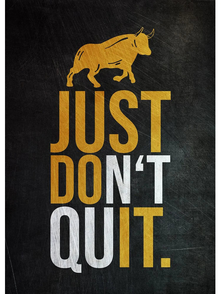 Golden Office Quote Canvas