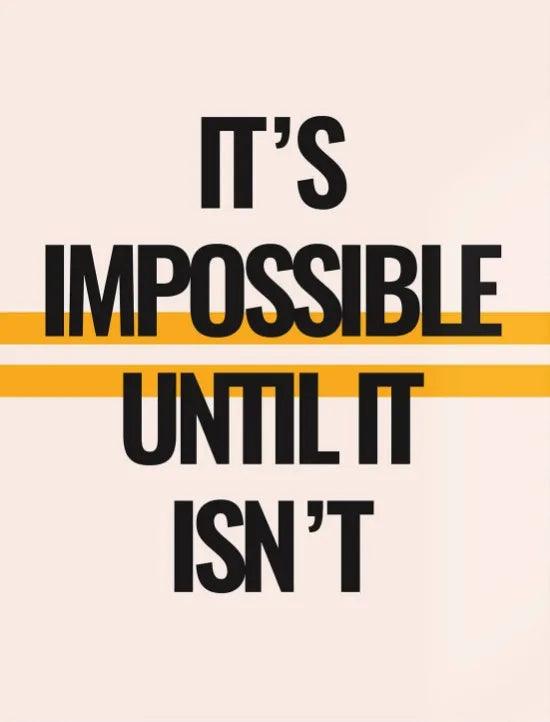 Minimalist Fitness Gym Poster