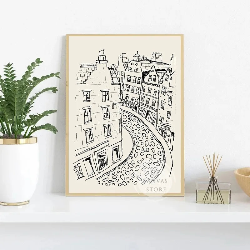 Paris Architecture Poster