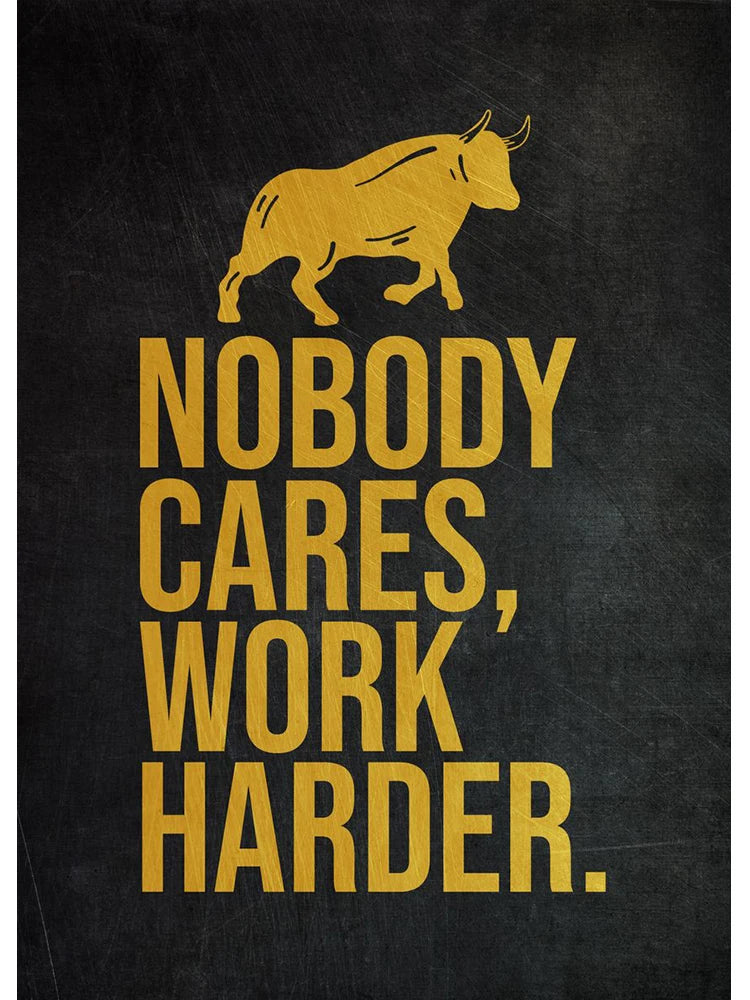 Golden Office Quote Canvas