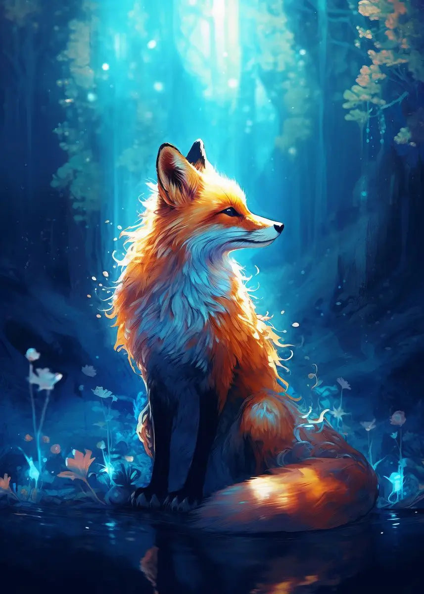 Forest Fox Wall Poster