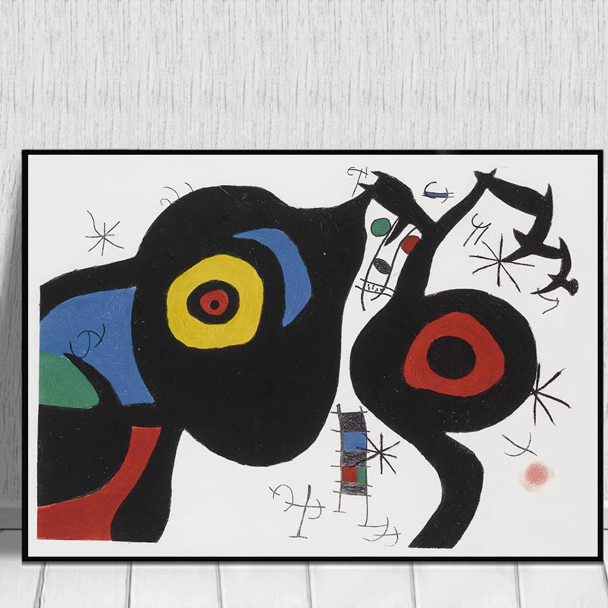 Joan Miro Surreal Art Print