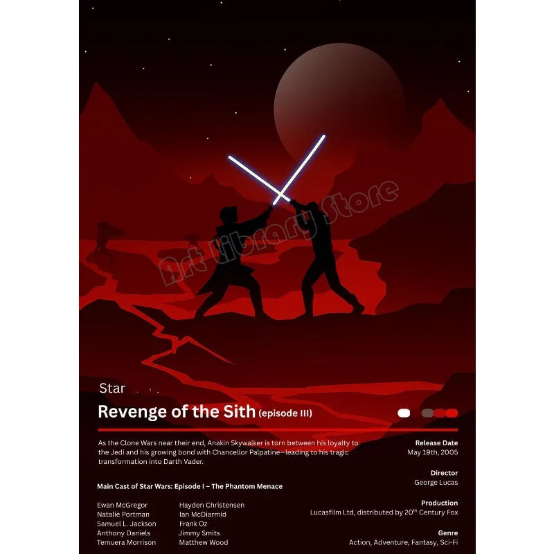 Sci-Fi Planet Fantasy Poster