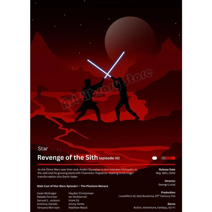 Sci-Fi Planet Fantasy Poster