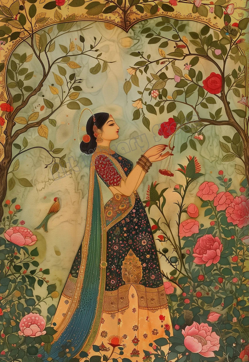 Indian Traditional Lady Poster
