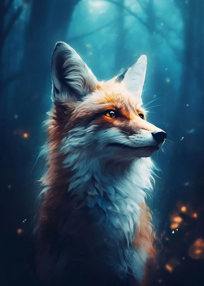 Forest Fox Wall Poster