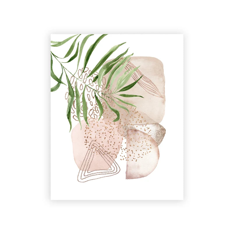 Gold Leaf Botanical Canvas