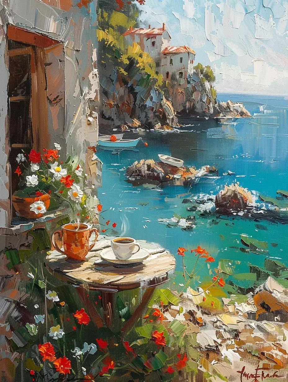 Colorful Graffiti Window Canvas