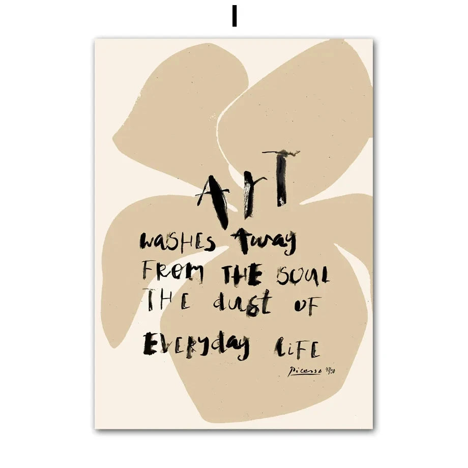 Boho Matisse Sunflower Canvas