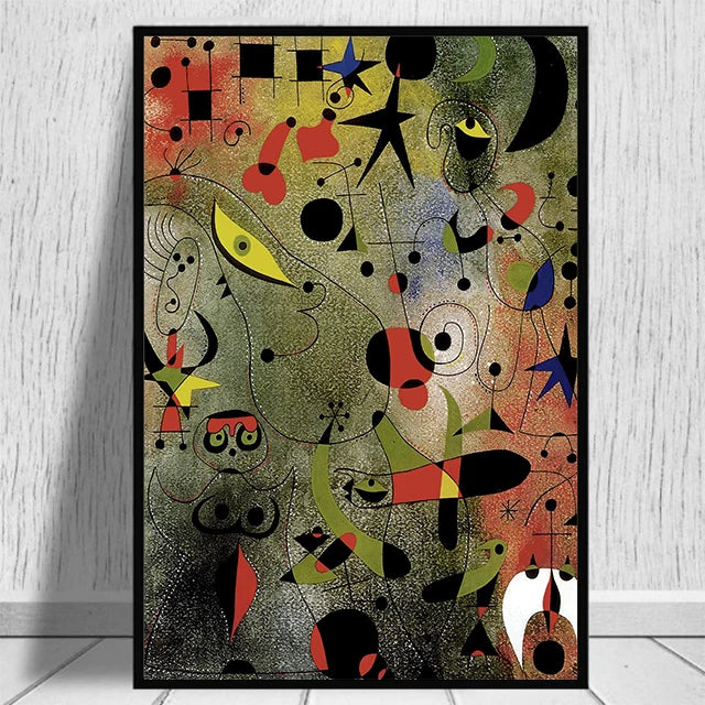 Joan Miro Surreal Art Print