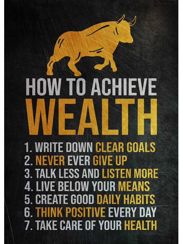 Golden Office Quote Canvas