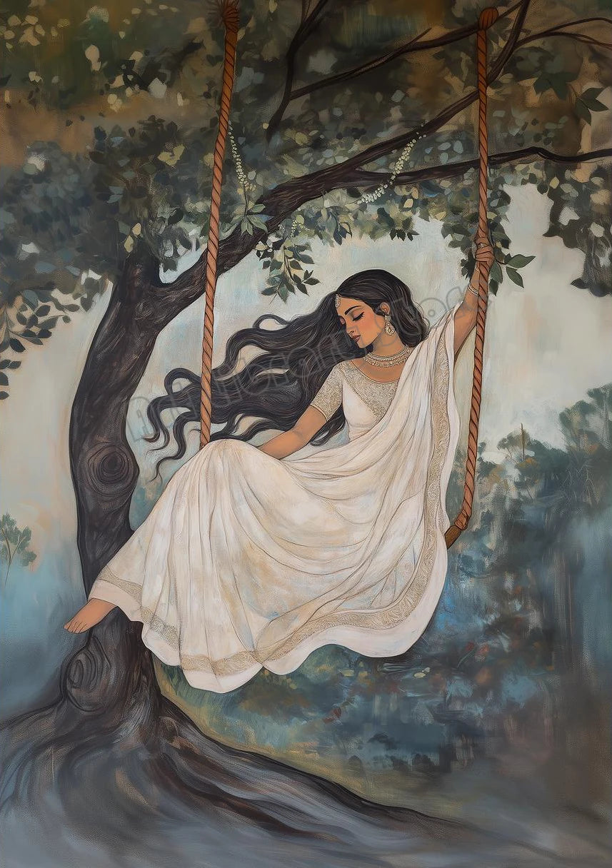 Indian Traditional Lady Poster