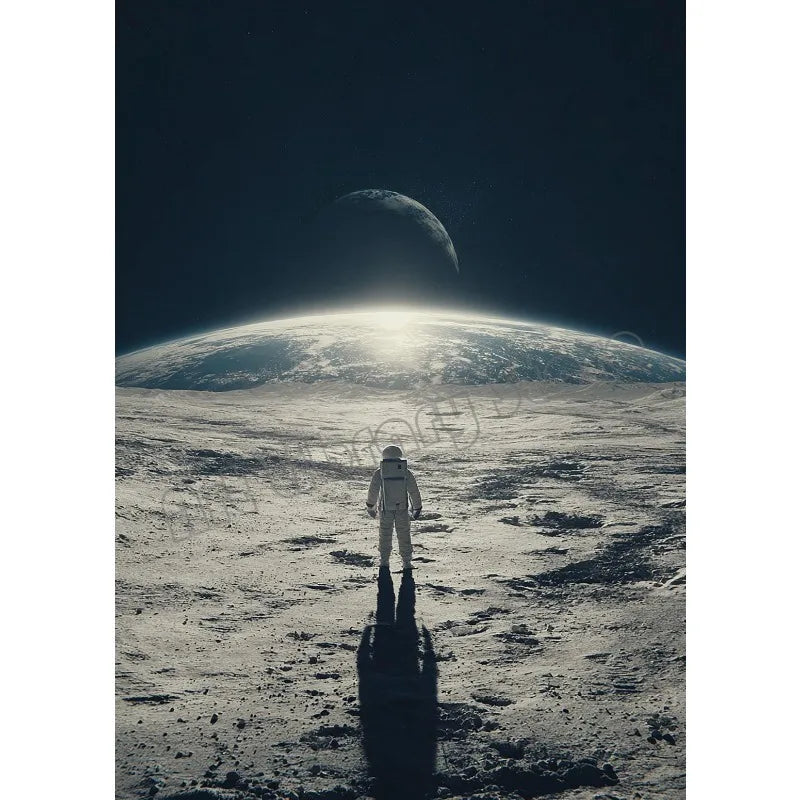 Sci-Fi Galaxy Black Hole Art