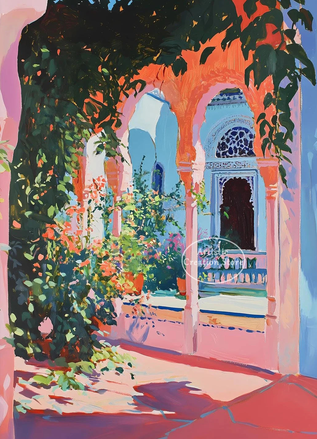 Marrakesh Morocco Travel Poster