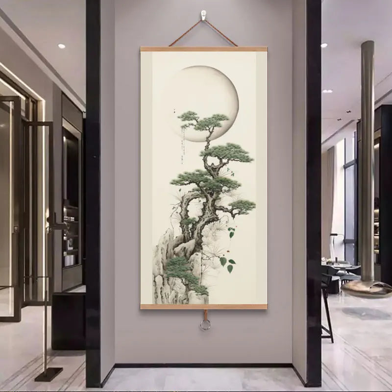 Chinese Pine Tree Poster