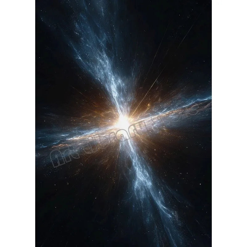 Sci-Fi Galaxy Black Hole Art