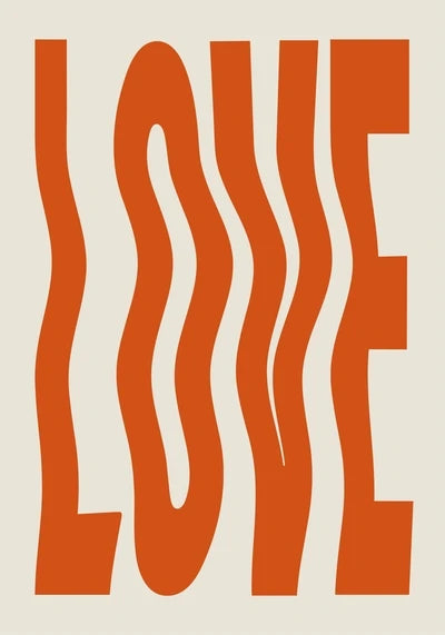 Chaos Typography Canvas Art