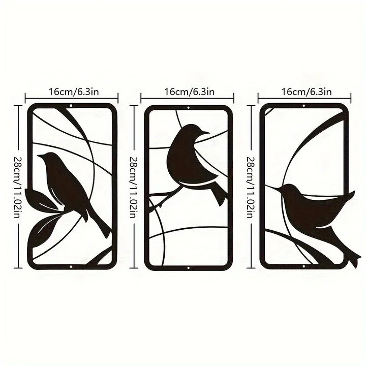 Paradise Bird Metal Wall Art