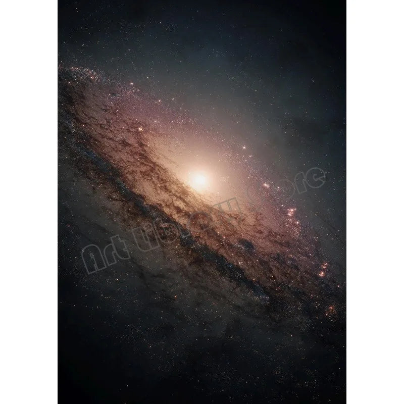 Sci-Fi Galaxy Black Hole Art