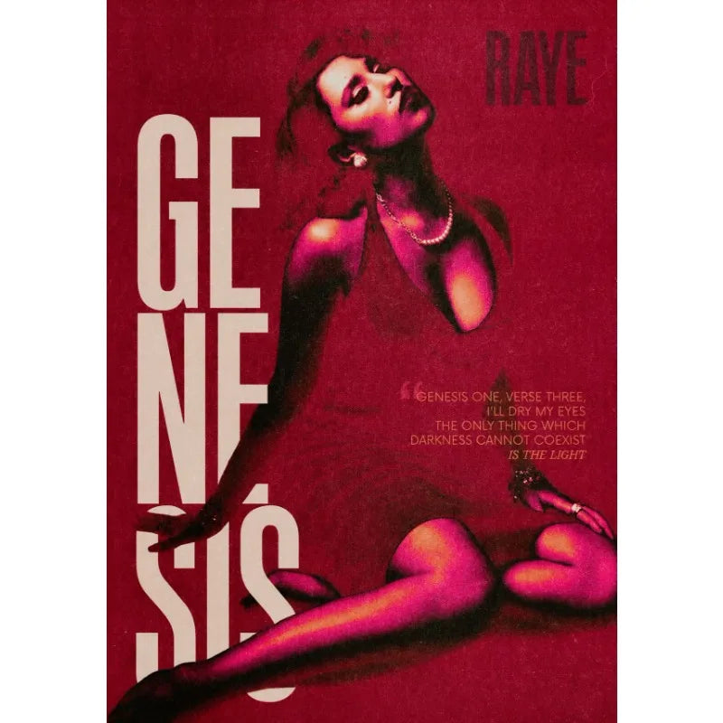 Raye Music Tracklist Poster