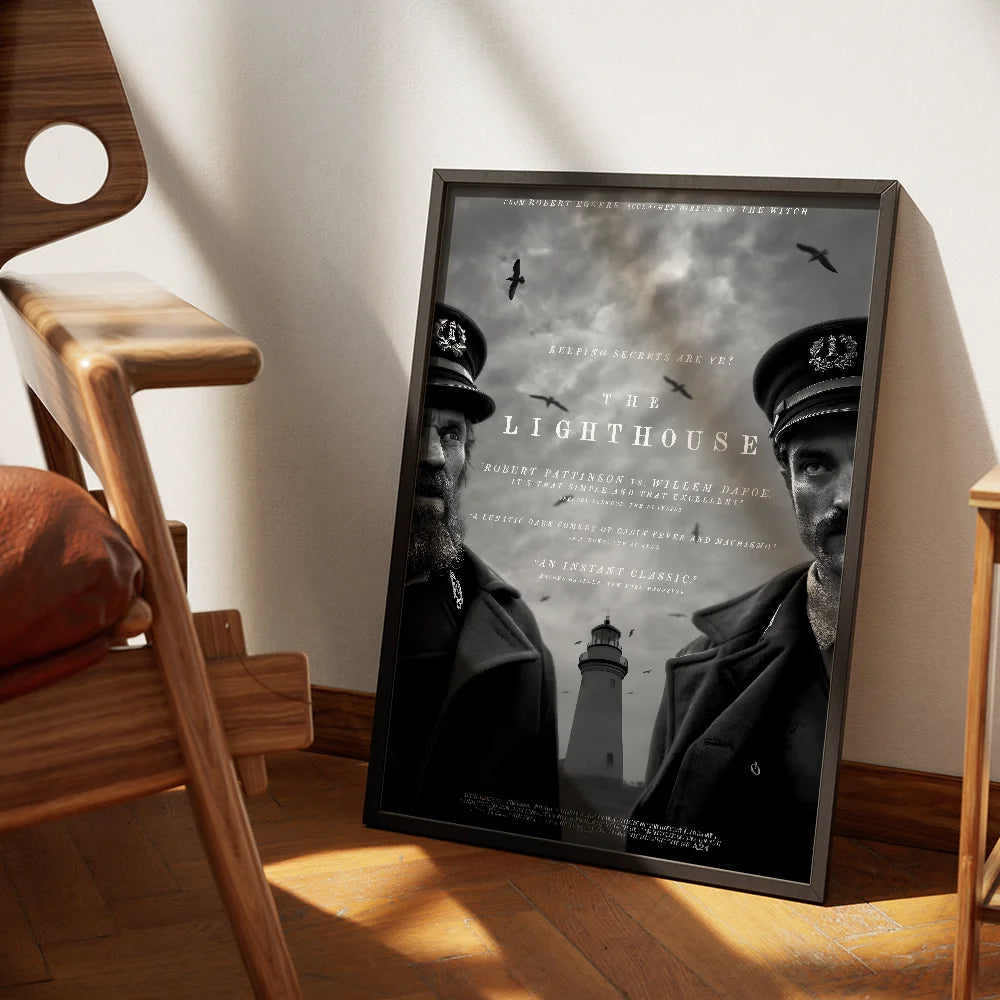 Lighthouse Retro Movie Poster