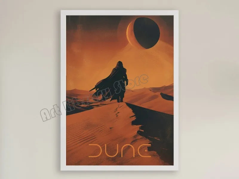 Retro Dune Arrakis Art