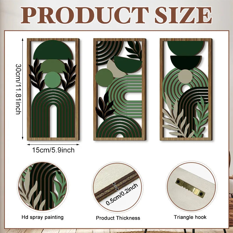 Hollow Pastoral Wood Hanging