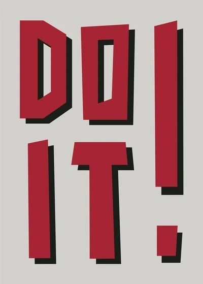 Chaos Typography Canvas Art