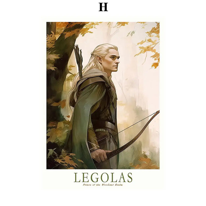 Middle-Earth Retro Travel Art