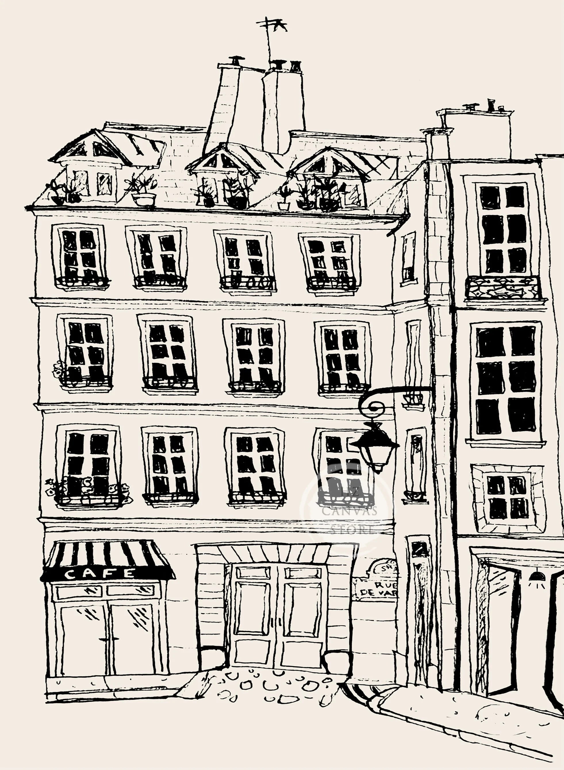 Paris Architecture Poster