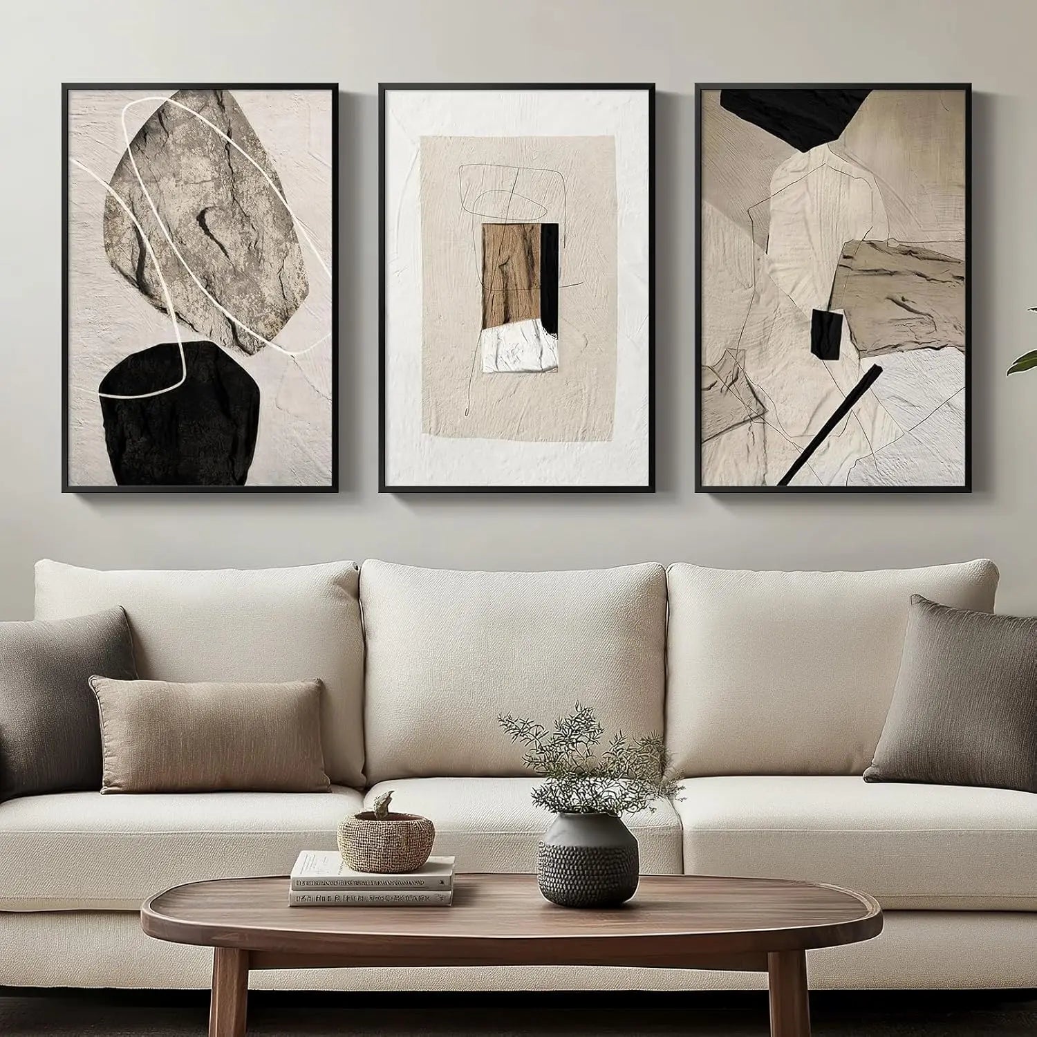 3-Piece Modern Abstract Prints