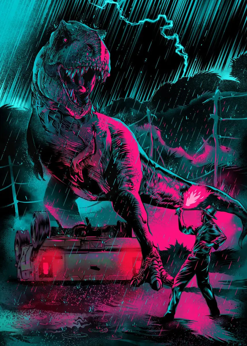 Jurassic Dinosaur Movie Poster