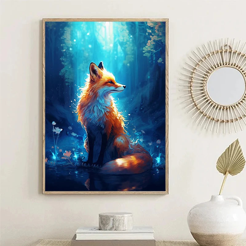 Forest Fox Wall Poster