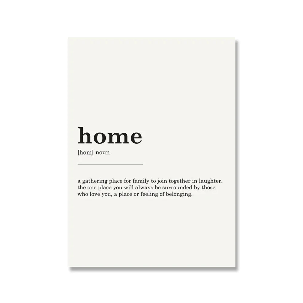 Minimalist Black Ink Lines Poster