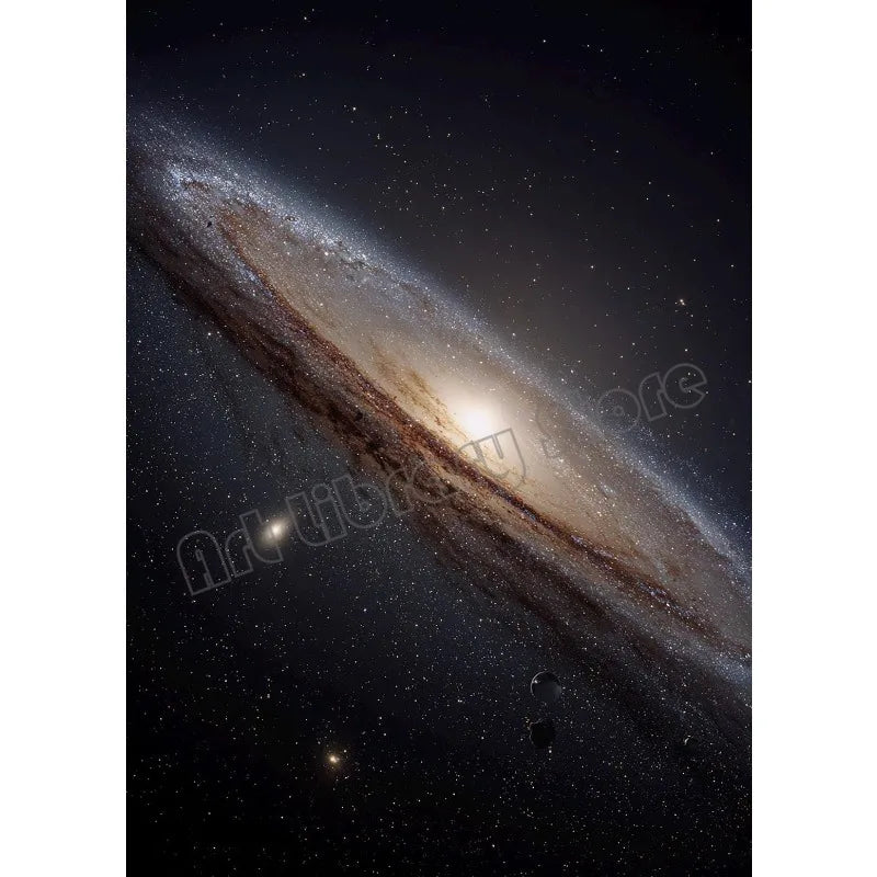 Sci-Fi Galaxy Black Hole Art