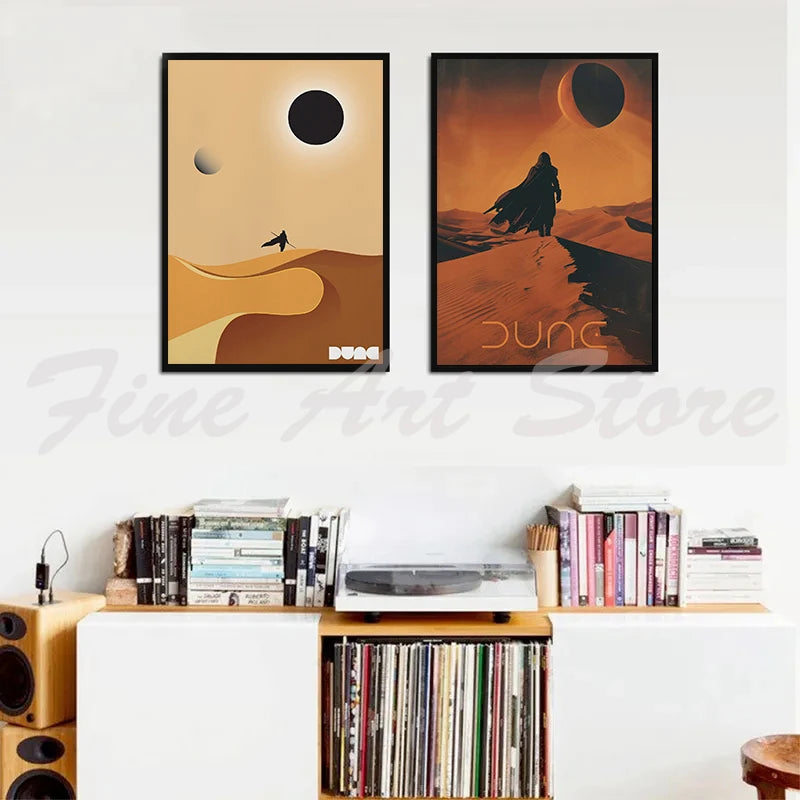 Retro Dune Arrakis Art