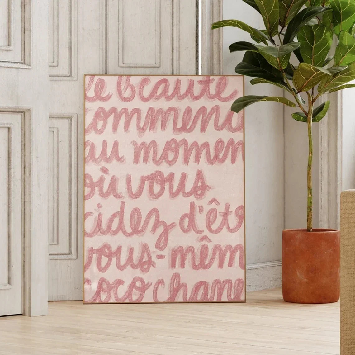 Minimalist Trendy Quote Poster