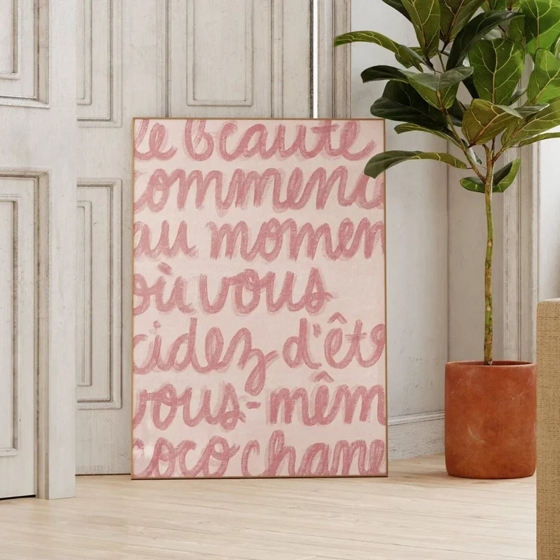 Minimalist Trendy Quote Poster