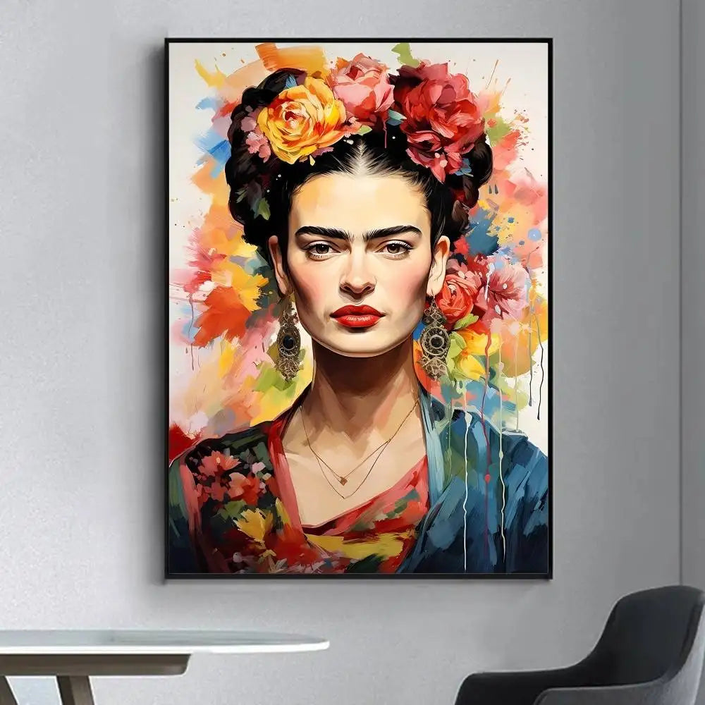 Frida Kahlo Retro Poster
