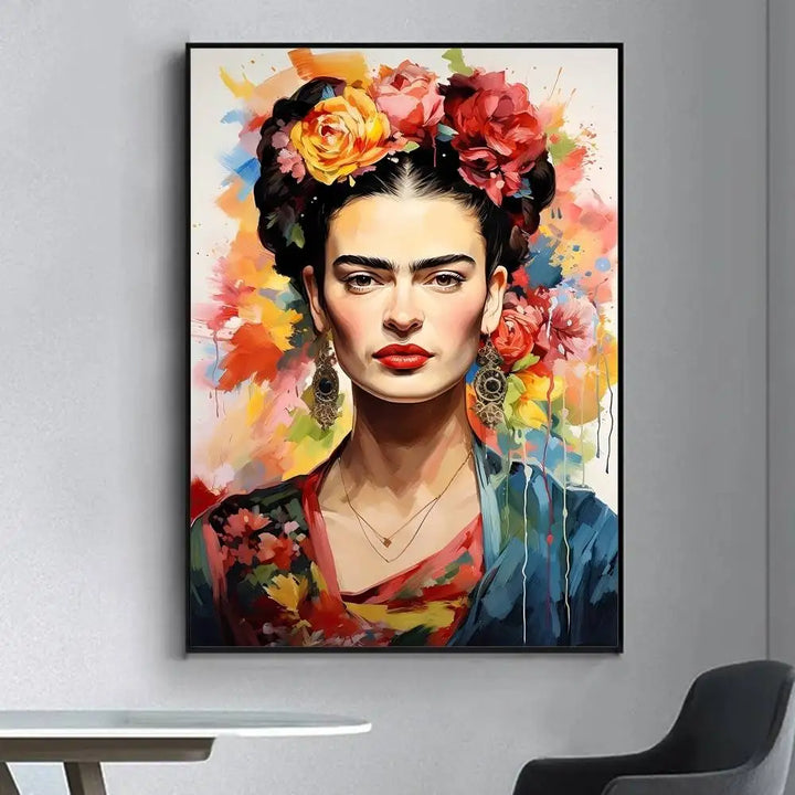 Frida Kahlo Retro Poster