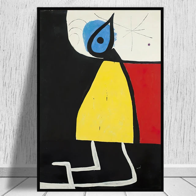 Joan Miro Surreal Art Print