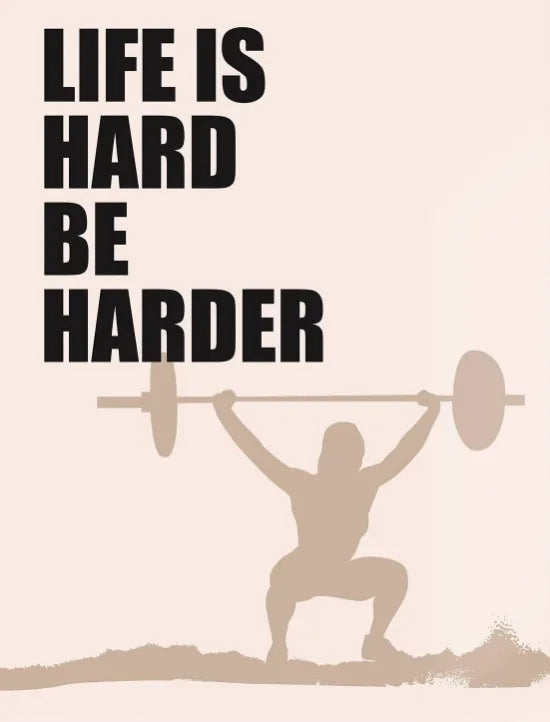 Minimalist Fitness Gym Poster