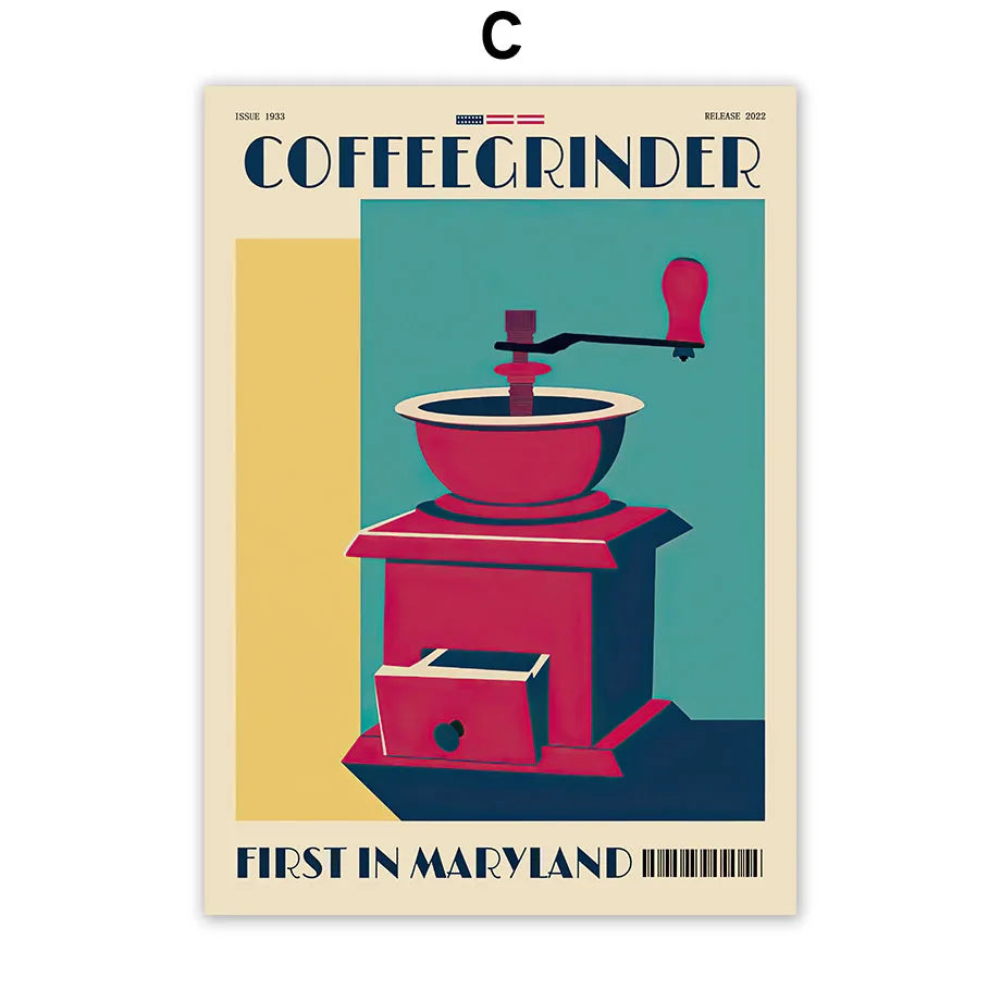 Italian Espresso Coffee Pot Print